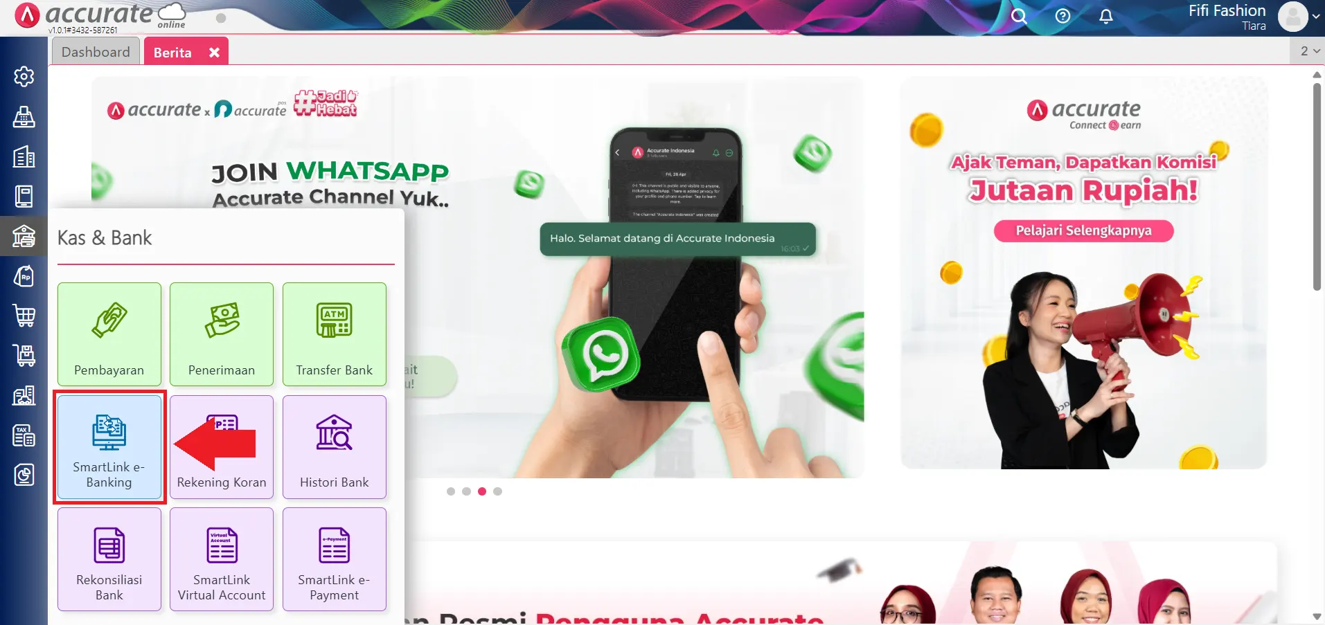 Menggunakan Smartlink e-Banking Format Accurate